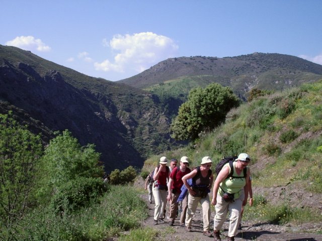 P5290013 Marianne, Els etc - camino Real a ferreirola - Busquietar